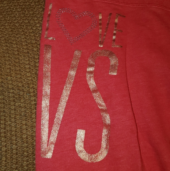 Red(dark pinkish/red) Victoria's Secret Sweats OBO - Picture 2 of 4